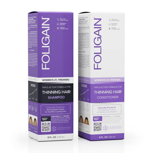FOLIGAIN Hair Growth Shampoo + Conditioner Kit For Women - FOLIGAIN EU