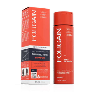FOLIGAIN Triple Action Shampoo For Thinning Hair For Men with 2% Trioxidil - FOLIGAIN EU