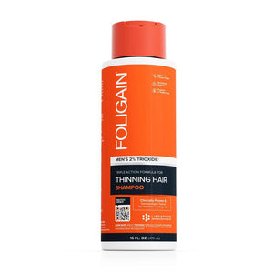 FOLIGAIN Triple Action Shampoo For Thinning Hair For Men with 2% Trioxidil 473ml - FOLIGAIN EU