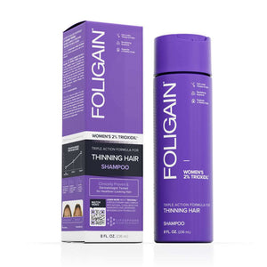 FOLIGAIN Triple Action Shampoo For Thinning Hair For Women with 2% Trioxidil - FOLIGAIN EU