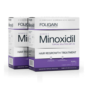 FOLIGAIN Minoxidil 2% Hair Regrowth Treatment For Women 6 Month Supply - FOLIGAIN EU